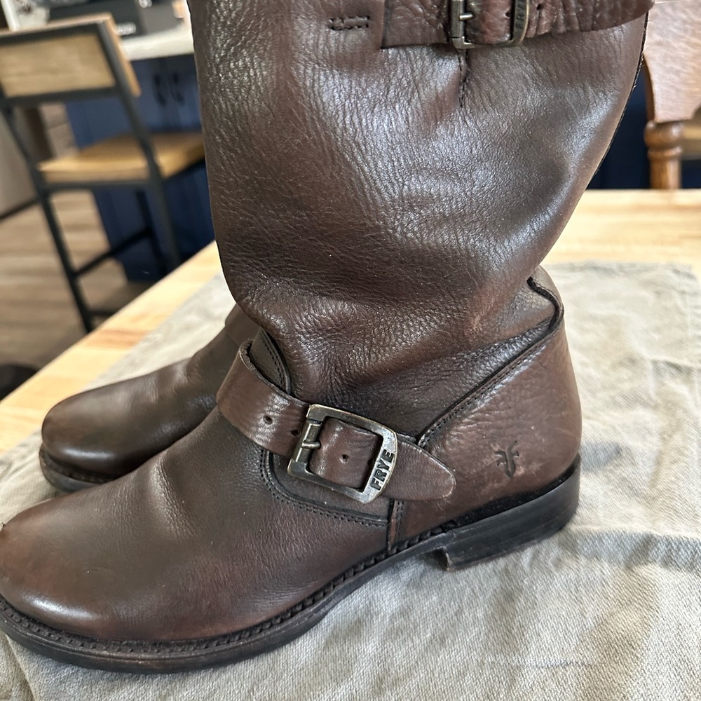Brown Frye bootie